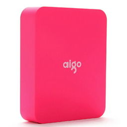 aigo爱国者TN104智能移动电源 白色优雅，10000mAh超长续航